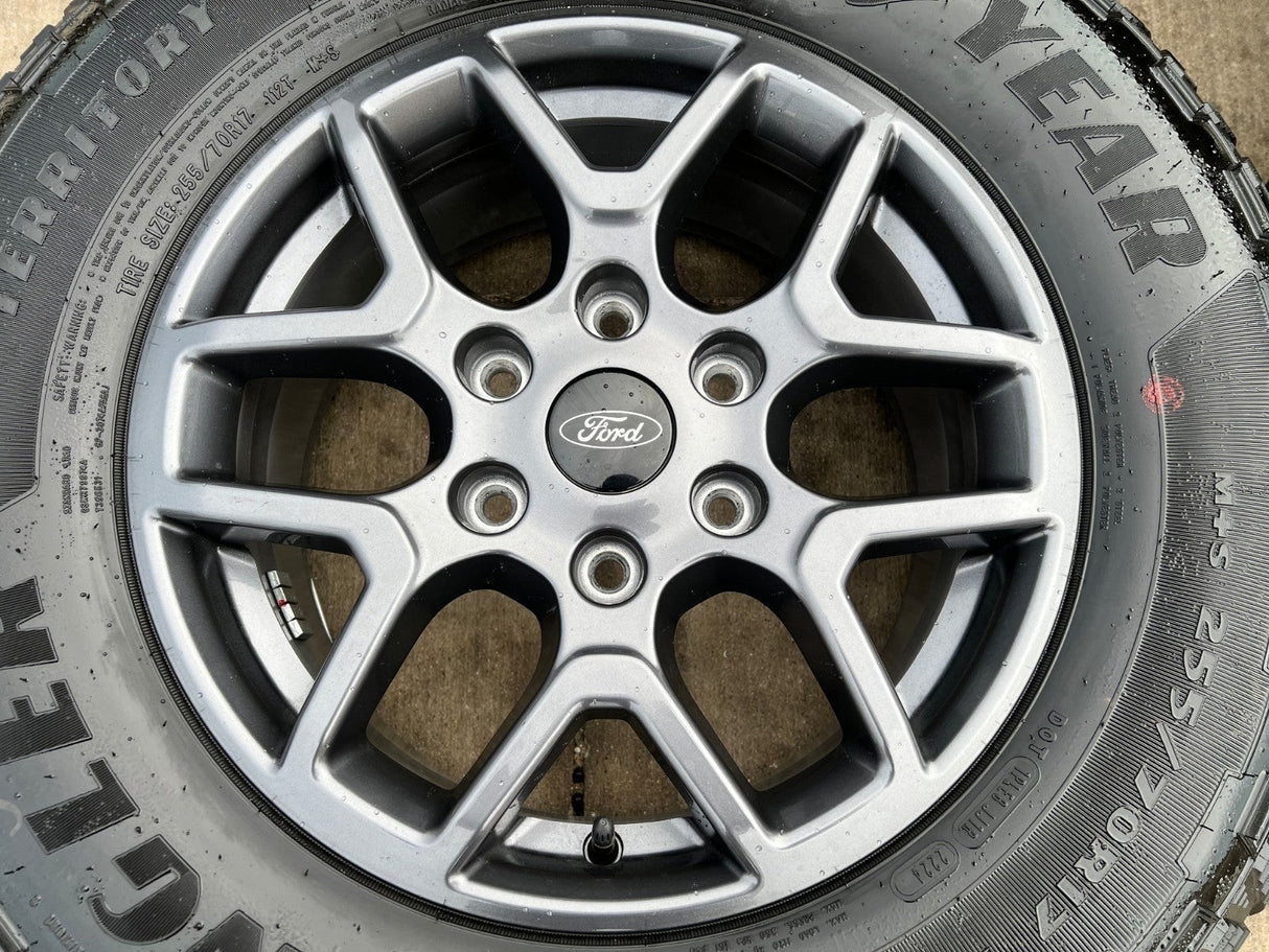 17" Ford Ranger OEM rims wheels tires Bronco N1WZ1007V 2023 2024 2025 2026 NEW Texas Truck Tire