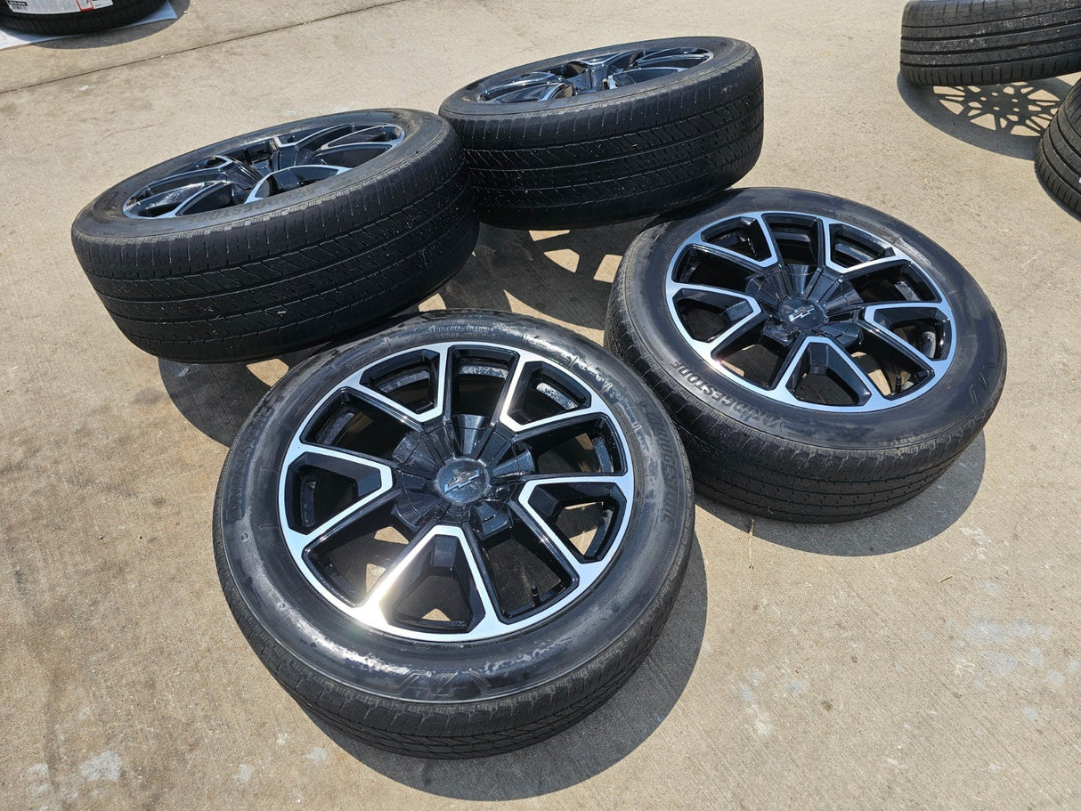 22" Chevy Tahoe Suburban RST OEM 14035 wheels rims Silverado 2023 2024 2025 2026 Texas Truck Tire