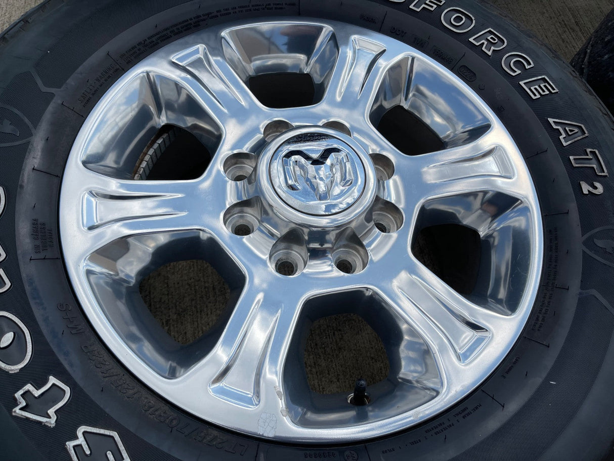 18" Ram 2500 3500 Laramie Power Wagon OEM wheels rims 2692 FIRESTONE DISCOUNTED Texas Truck Tire