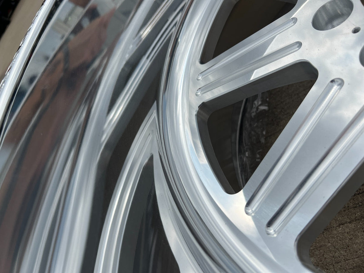 22x12 American Force G55 Tempo SS Polished Ram 2500 3500 wheel rim 8x165 NEW Texas Truck Tire