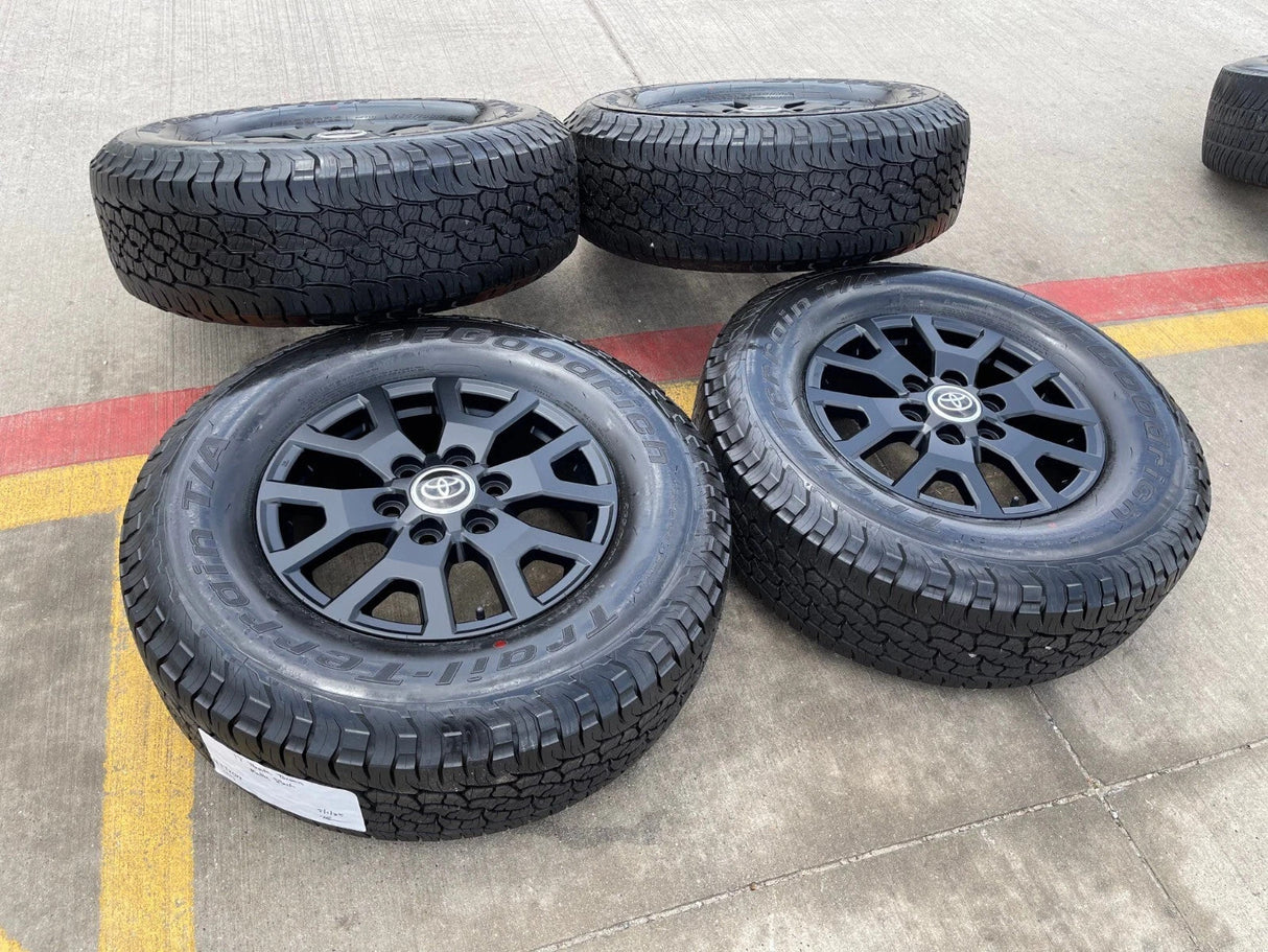 17" Toyota Tacoma 4Runner TRD OEM 10637 94254 wheels rims 2025 2026 NEW BFG Texas Truck Tire