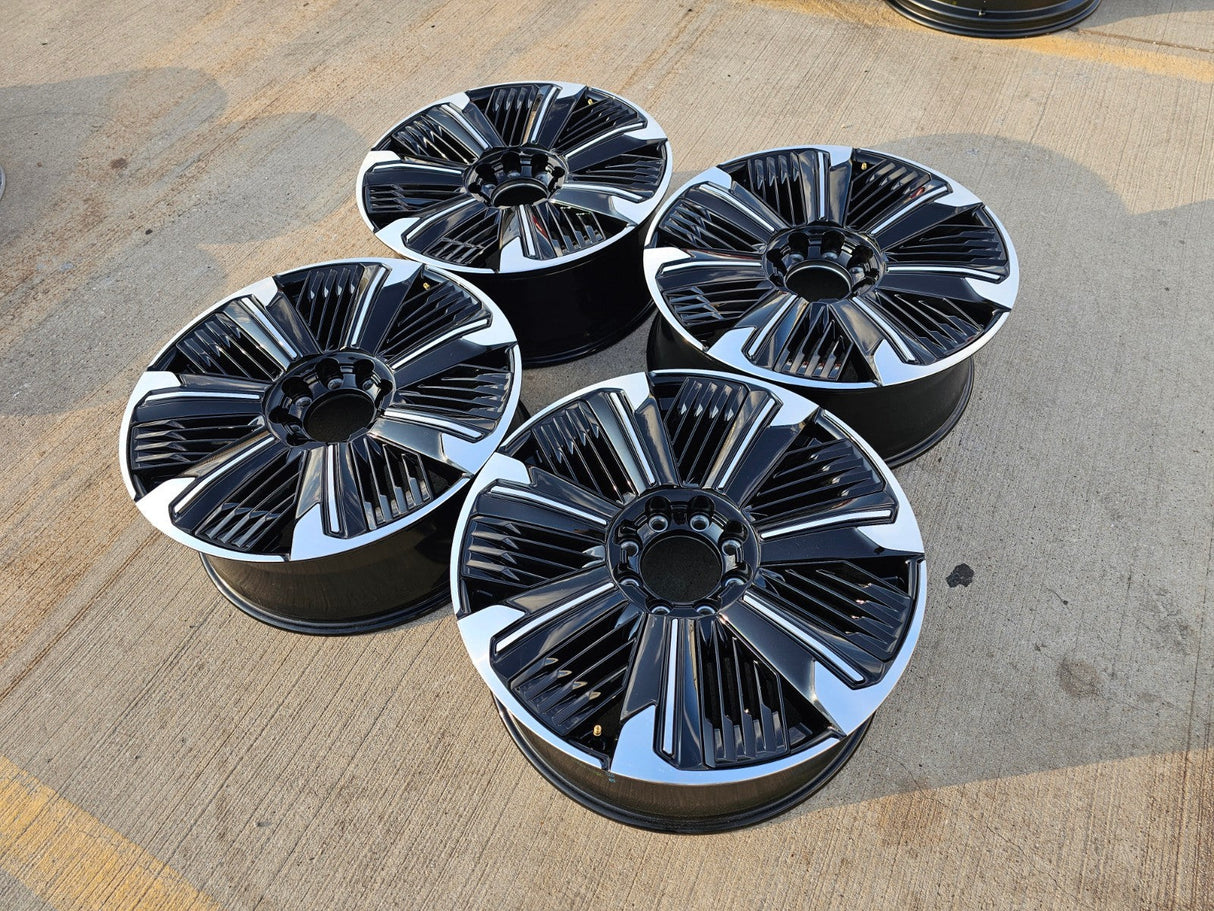 24" Cadillac Escalade IQ EV OEM 8x165 wheels rims Hummer 2500 2024 2025 2026 Texas Truck Tire