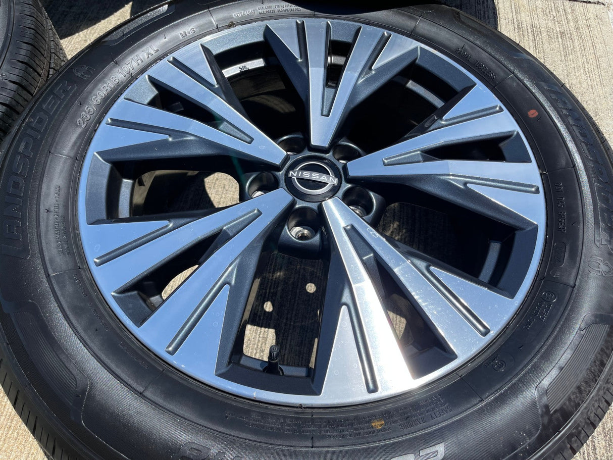 18" Nissan Murano Pathfinder FX35 FX45 QX60 OEM 62828 wheels rims 2023 2024 2025 Texas Truck Tire
