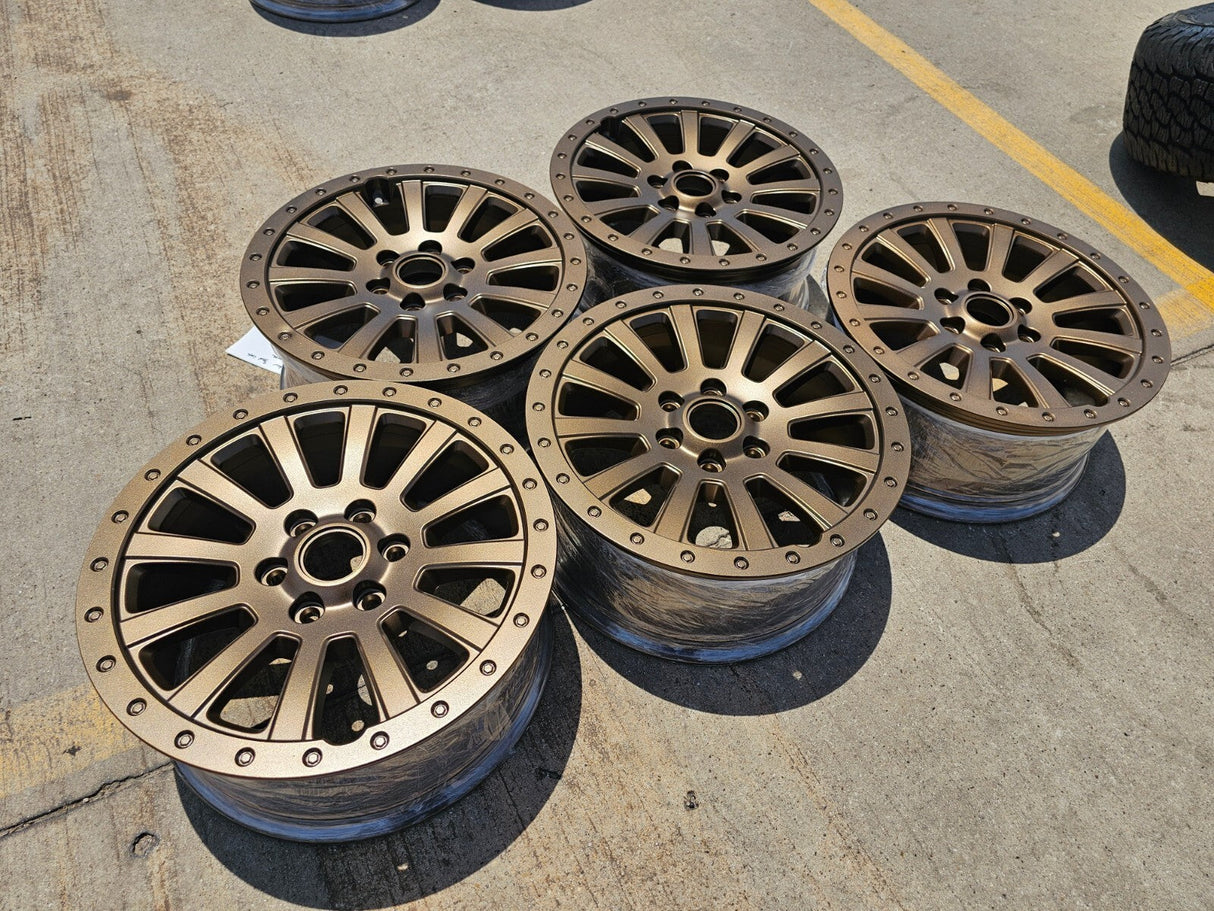(5) 18" INEOS Grenadier OEM wheels rims Beadlock 2023 2024 2025 2026 NEW Texas Truck Tire