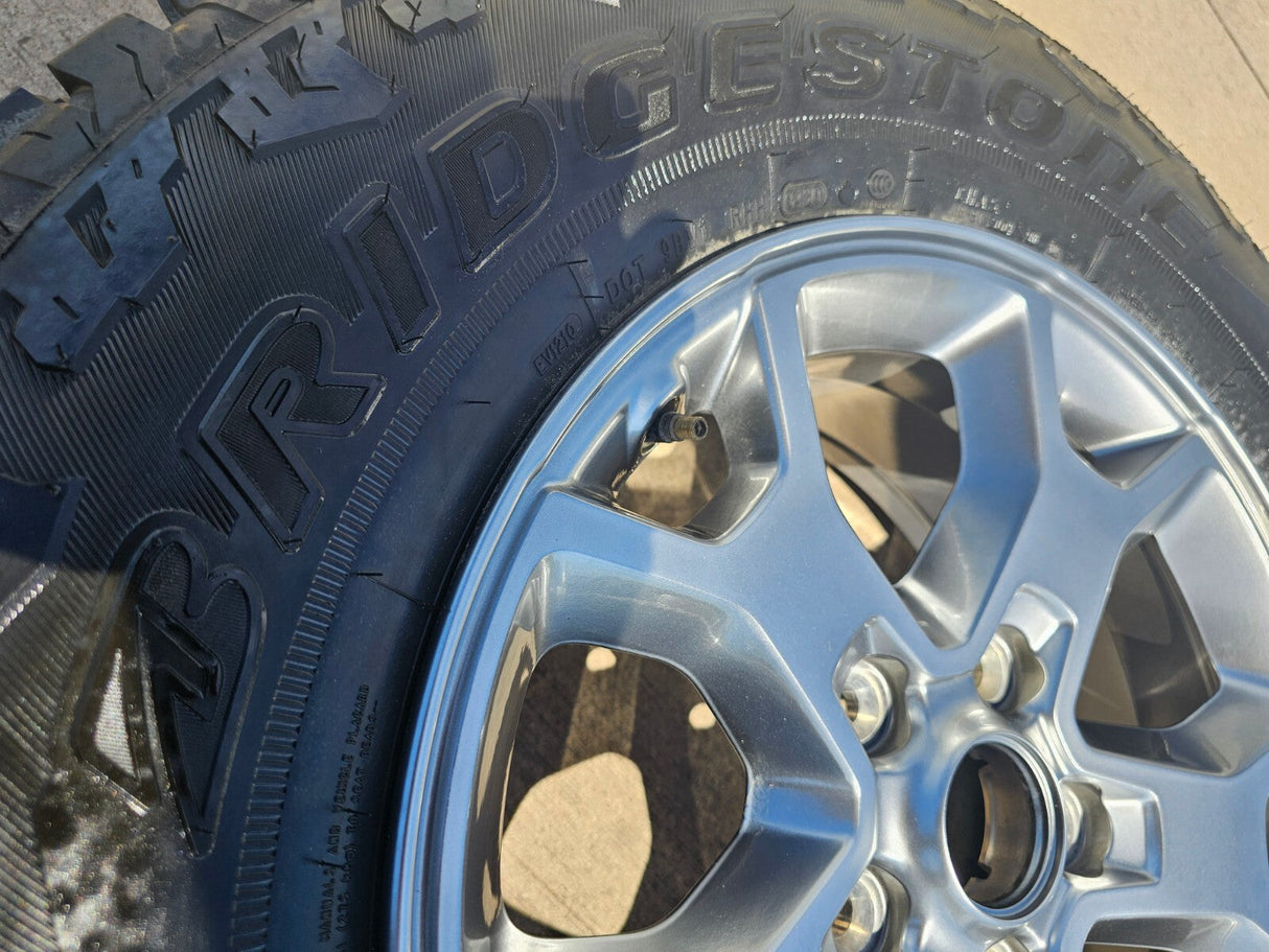 17" Jeep Wrangler Gladiator Rubicon OEM 9218 SPARE wheel rim 2020 2021 2022 2023 Texas Truck Tire