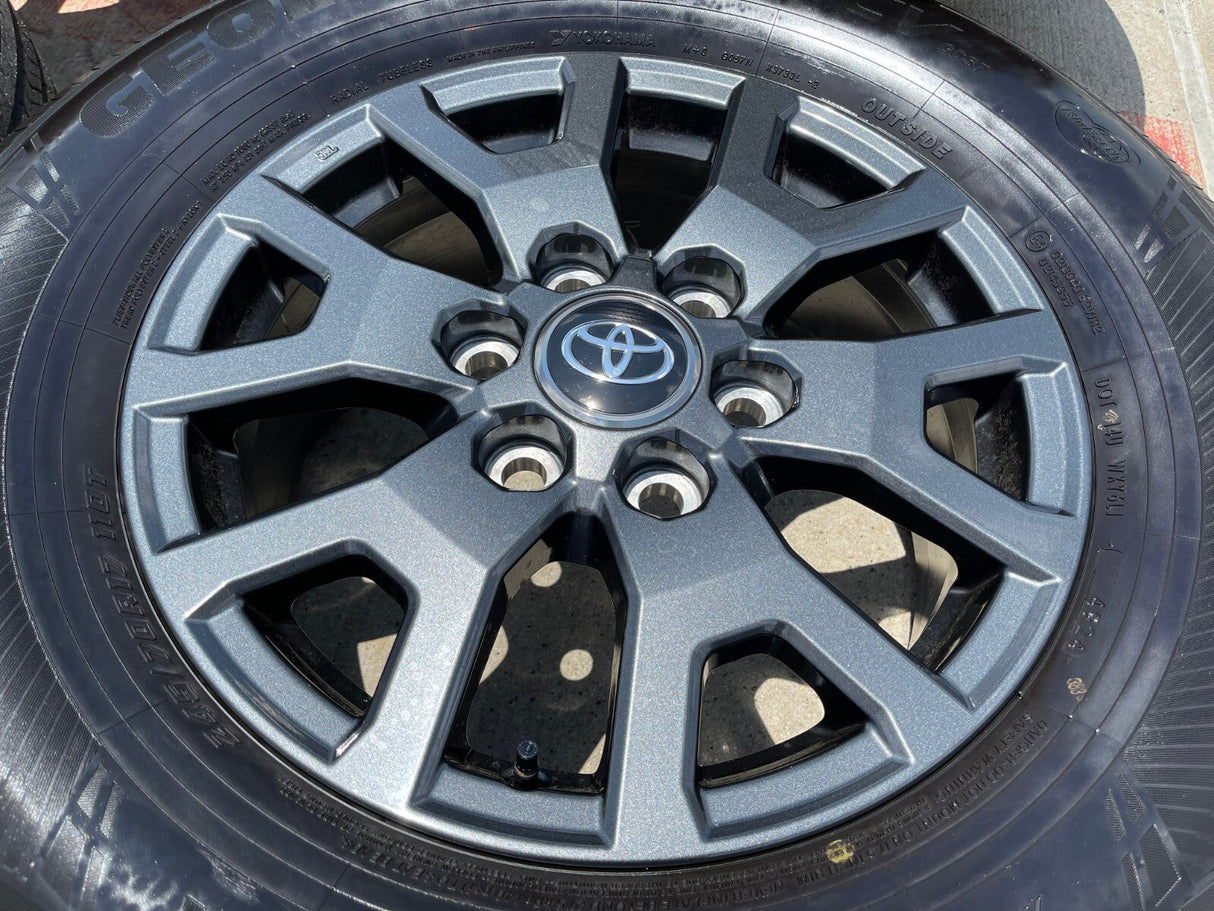 17" Toyota 4Runner Tacoma TRD OEM 94254 10637 wheels rims 2024 2025 2026 NEW Texas Truck Tire