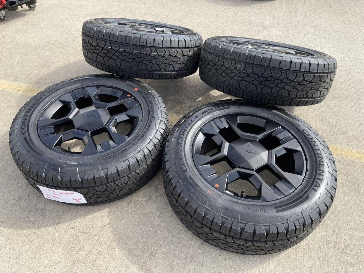 18" Kia Telluride X-PRO OEM wheels rims Sorento Sedona 2026 2027 NEW Texas Truck Tire