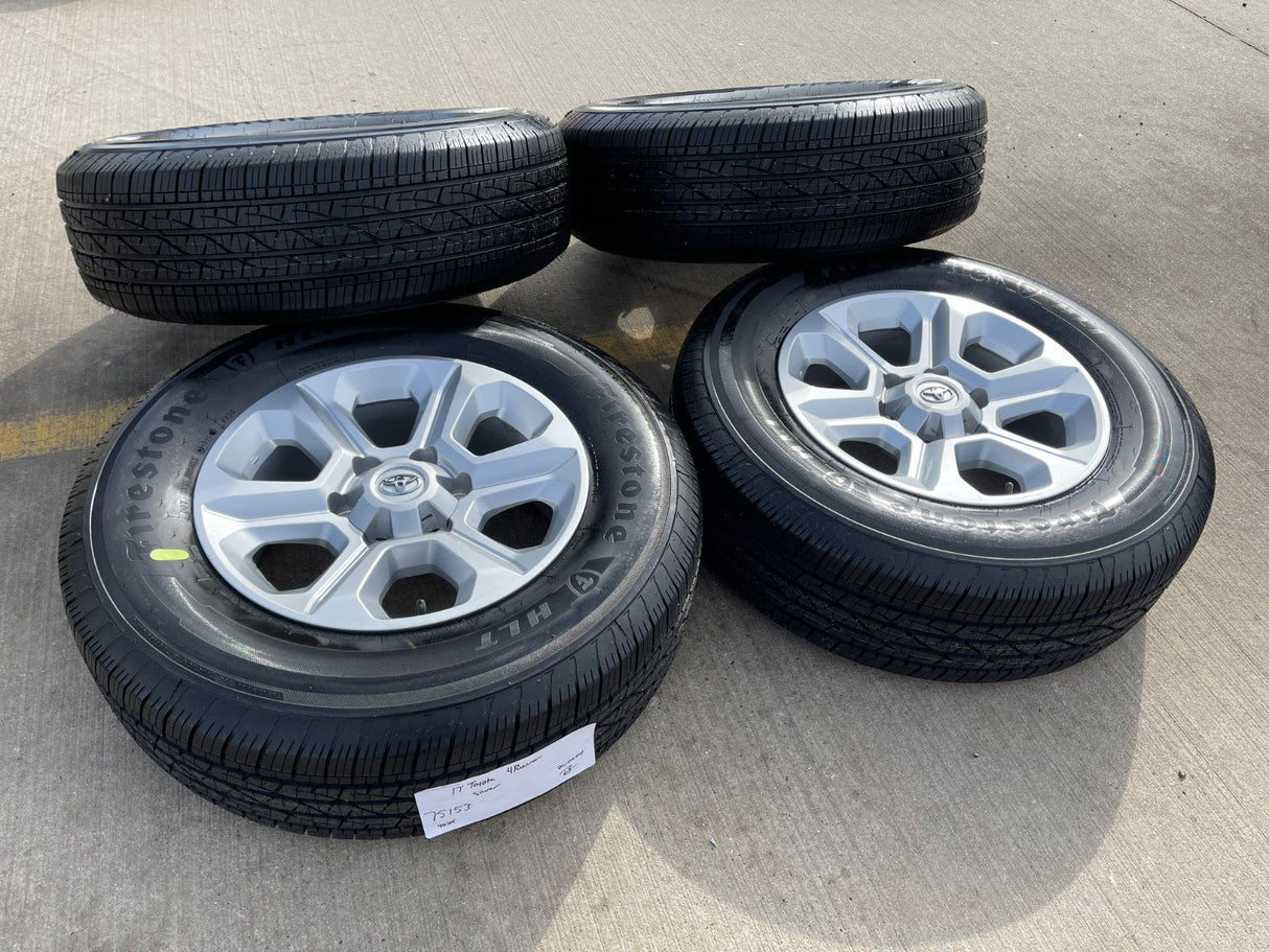 17" 4Runner Toyota Tacoma OEM wheels rims 75153 FJ FIRESTONE Texas Truck Tire