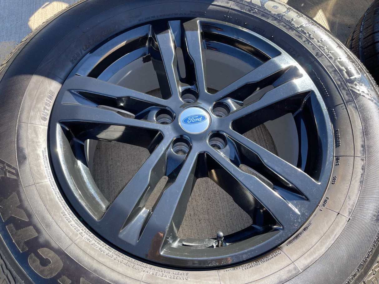 18" Ford Taurus Explorer OEM 10266 rims wheels 2022 2023 2024 2025 2026 YOKOHAMA Texas Truck Tire