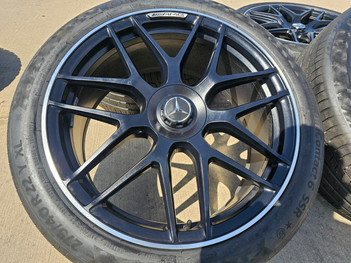 22" Mercedes GLE63 GLE43 GLE53 AMG OEM wheels rims 2020 2021 2022 2023 2024 2025 Texas Truck Tire
