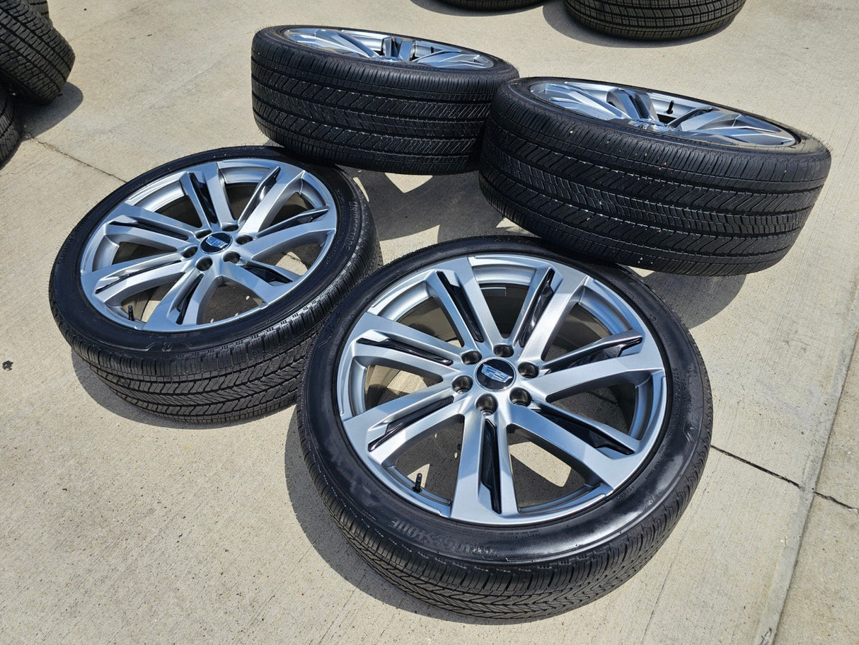 24" Cadillac Escalade V OEM wheels rims tires 2023 2024 2025 2026 2027 NEW Texas Truck Tire