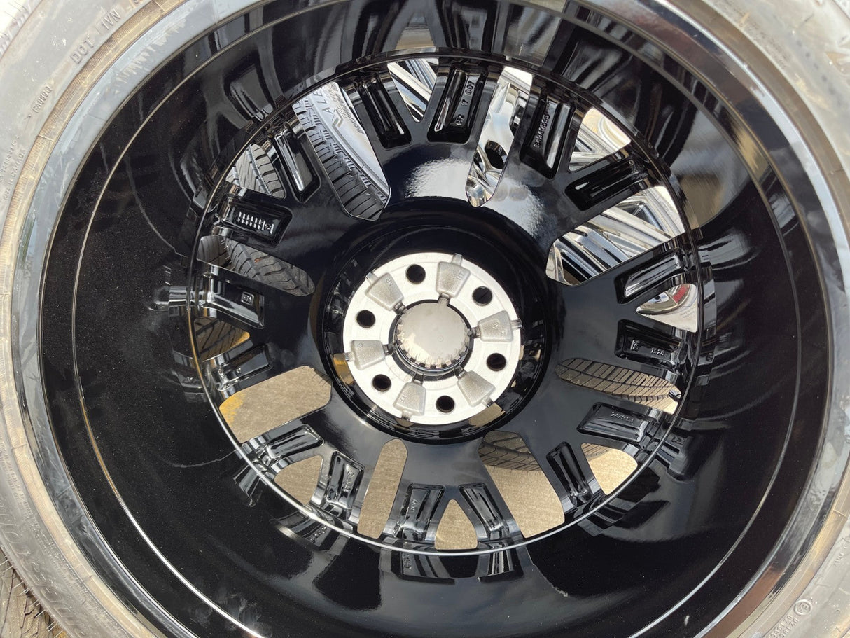 24" GMC Yukon Sierra DENALI OEM wheels rims black 2022 2023 2024 2025 2026 NEW Texas Truck Tire