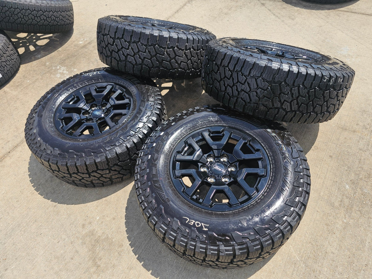17" Ford F-150 Raptor Bronco OEM rims wheels 10461 tires FALKEN A/T3 Texas Truck Tire