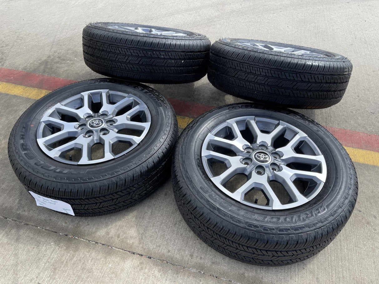 20" Toyota Tundra TSS TRD OEM wheels rims 95359 75277 Sequoia 2024 2025 2026 NEW Texas Truck Tire