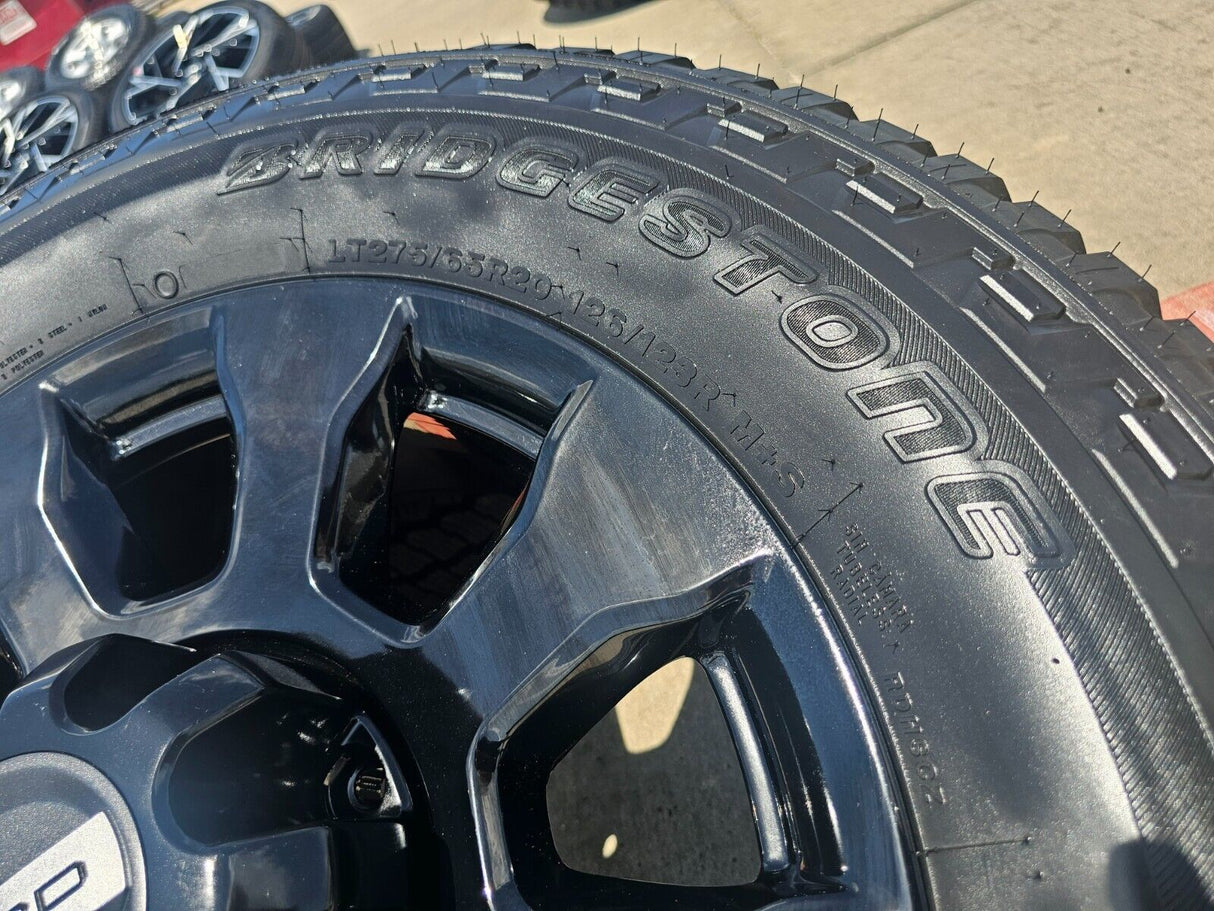 20" Ford F-250 F-350 Tremor OEM Black 10101 rims wheels tires NEW Texas Truck Tire