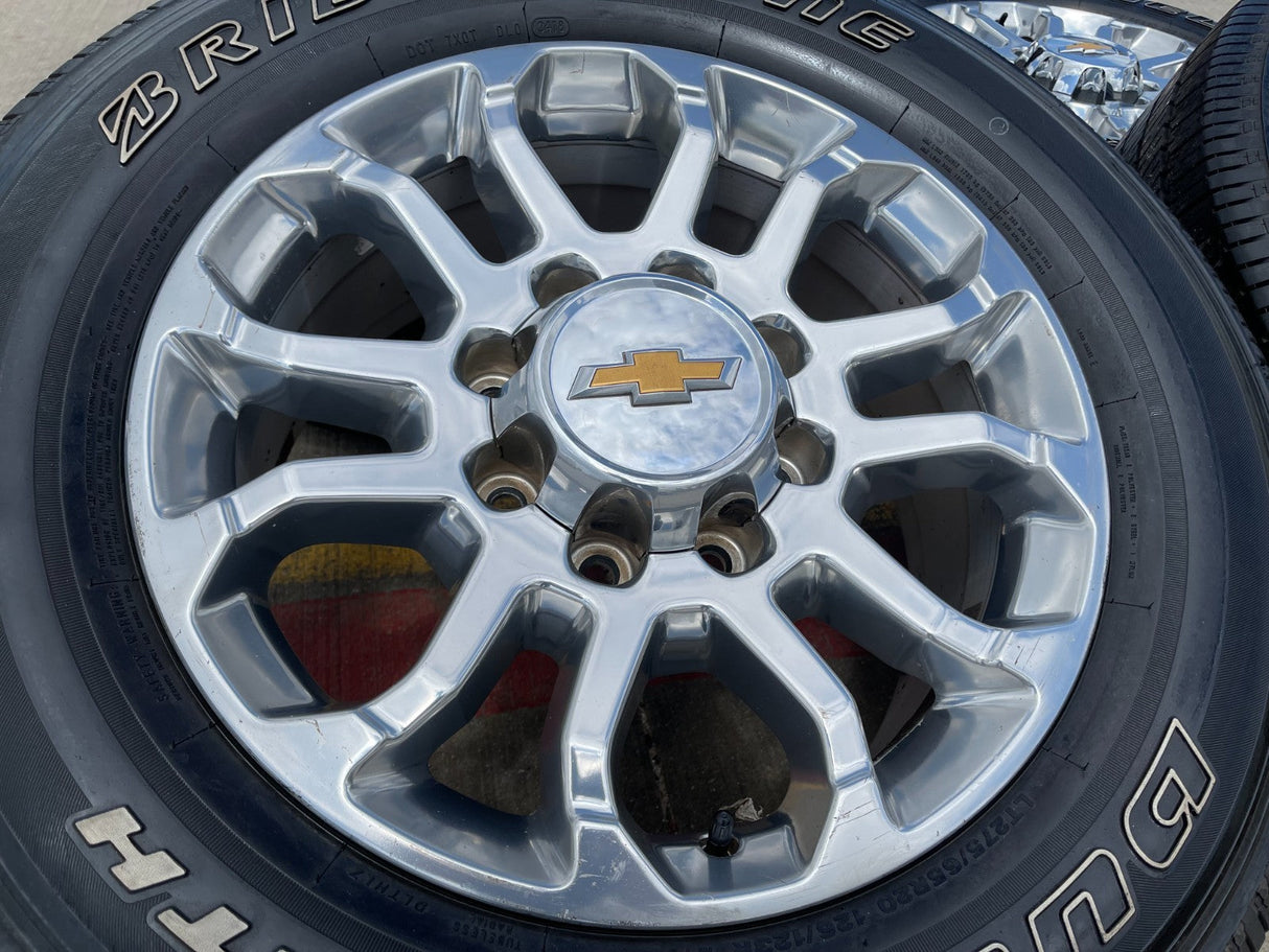 20" Chevy Silverado HIGH COUNTRY GMC Sierra AT4 2500 3500 OEM 95685 wheels rims Texas Truck Tire