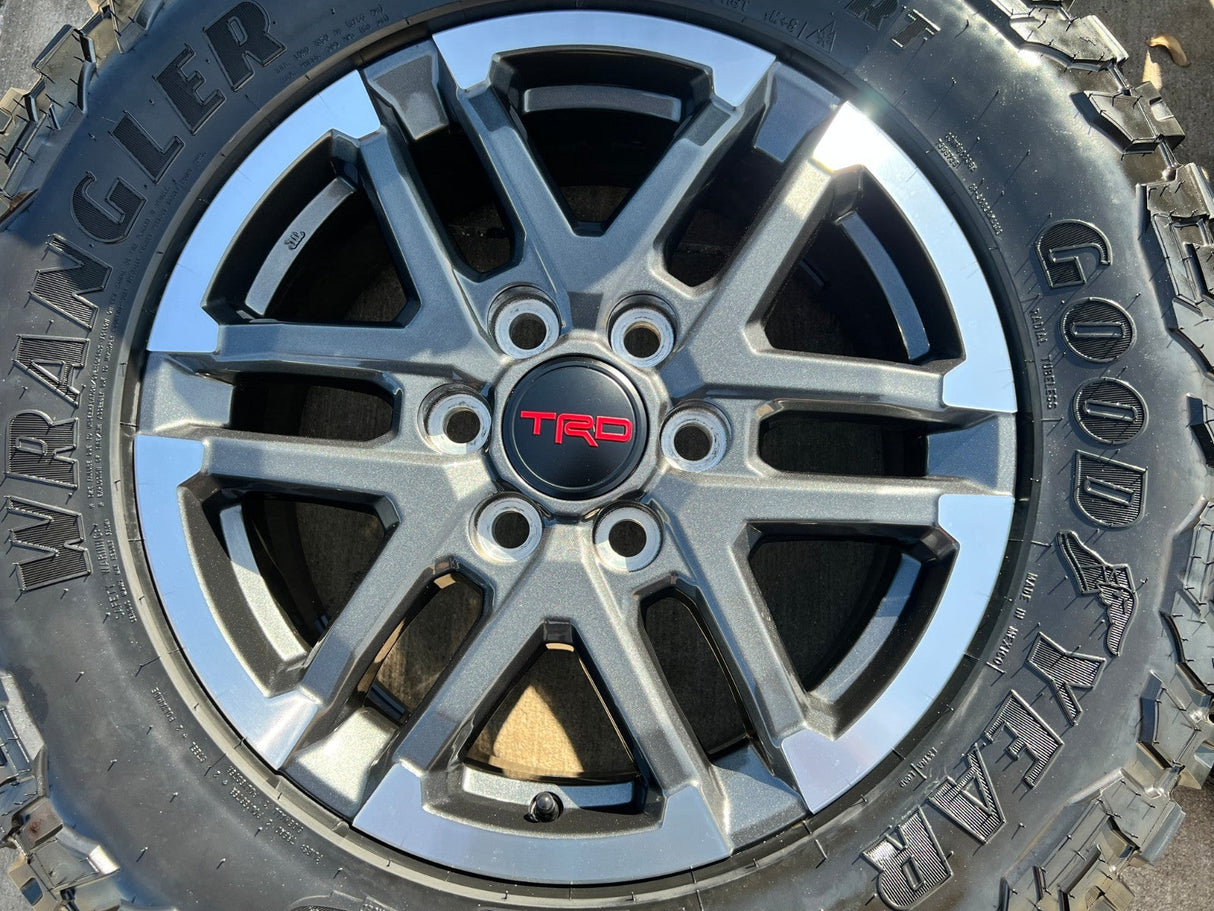 18" Toyota Tacoma 4Runner TRD OEM 10641 wheels rims 2025 2026 NEW DURATRAC A/T Texas Truck Tire