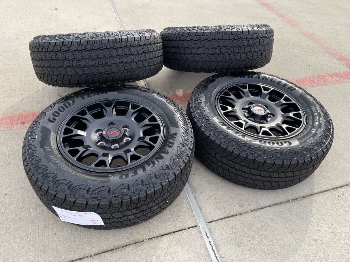 18" Toyota Tacoma 4Runner TRD Pro OEM 95973 wheels rims 2025 2026 GOODYEAR NEW Texas Truck Tire