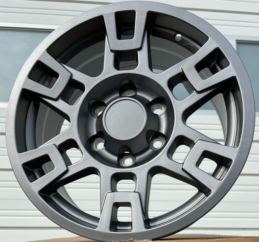 Toyota TRD Style Wheels 17" x 8 Gunmetal Rims 1pcs
