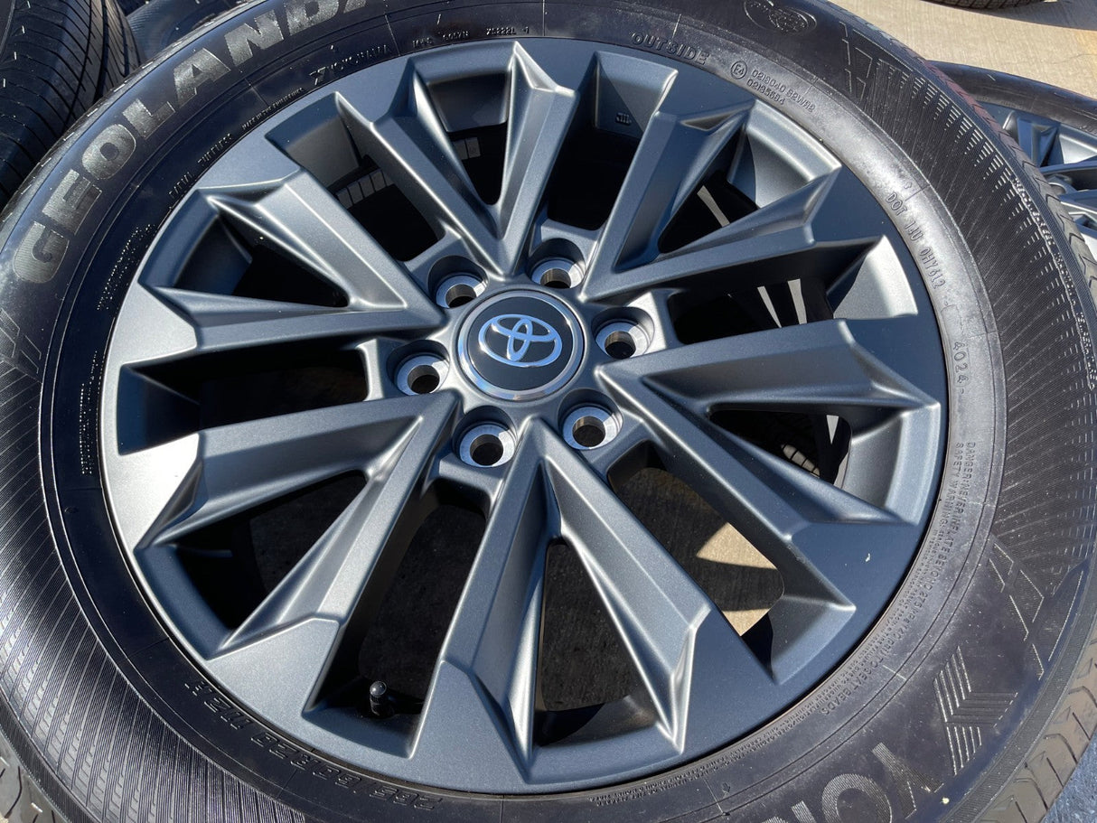 (5) 20" Toyota Land Cruiser OEM wheels rims 94057 Tundra Sequoia 2024 2025 2026 Texas Truck Tire