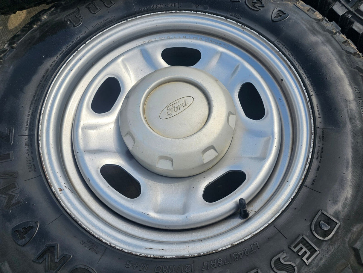 17" Ford F-250 F-350 OEM 3828 wheels rims tires FIRESTONE DESTINATION M/T2 Texas Truck Tire