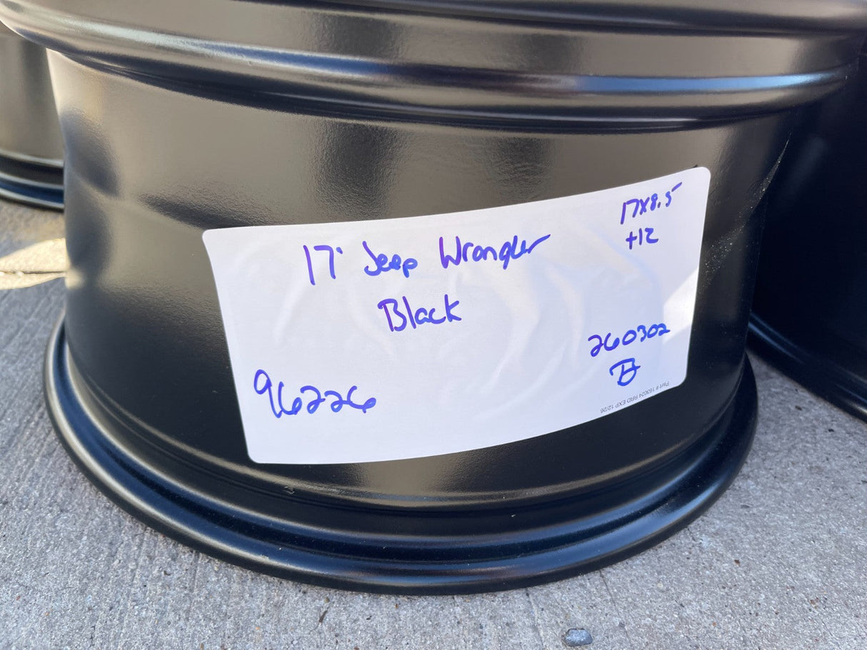 (4) 17" Jeep Wrangler Rubicon OEM 96226 wheels rims Gladiator NEW Texas Truck Tire