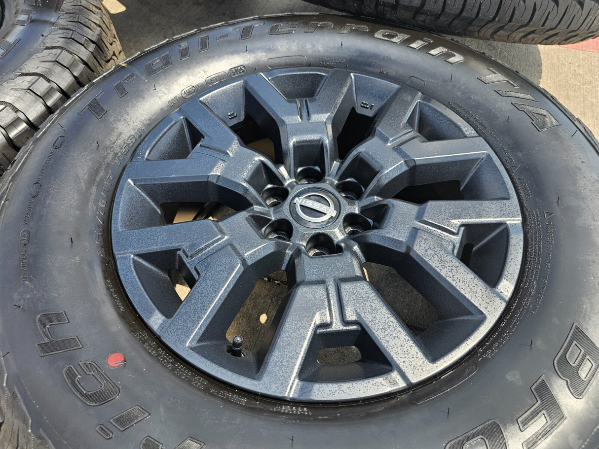 17" Nissan Frontier OEM Desert Runner 62832 wheels rims tires 2023 2024 2025 NEW Texas Truck Tire