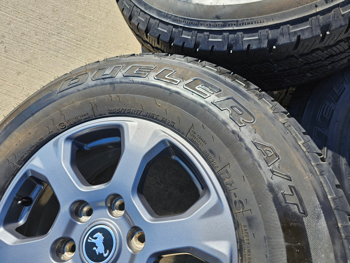 17" Ford Bronco Big Bend wheels rims 10384 OEM Ranger 2023 2024 2025 2026 NEW Texas Truck Tire