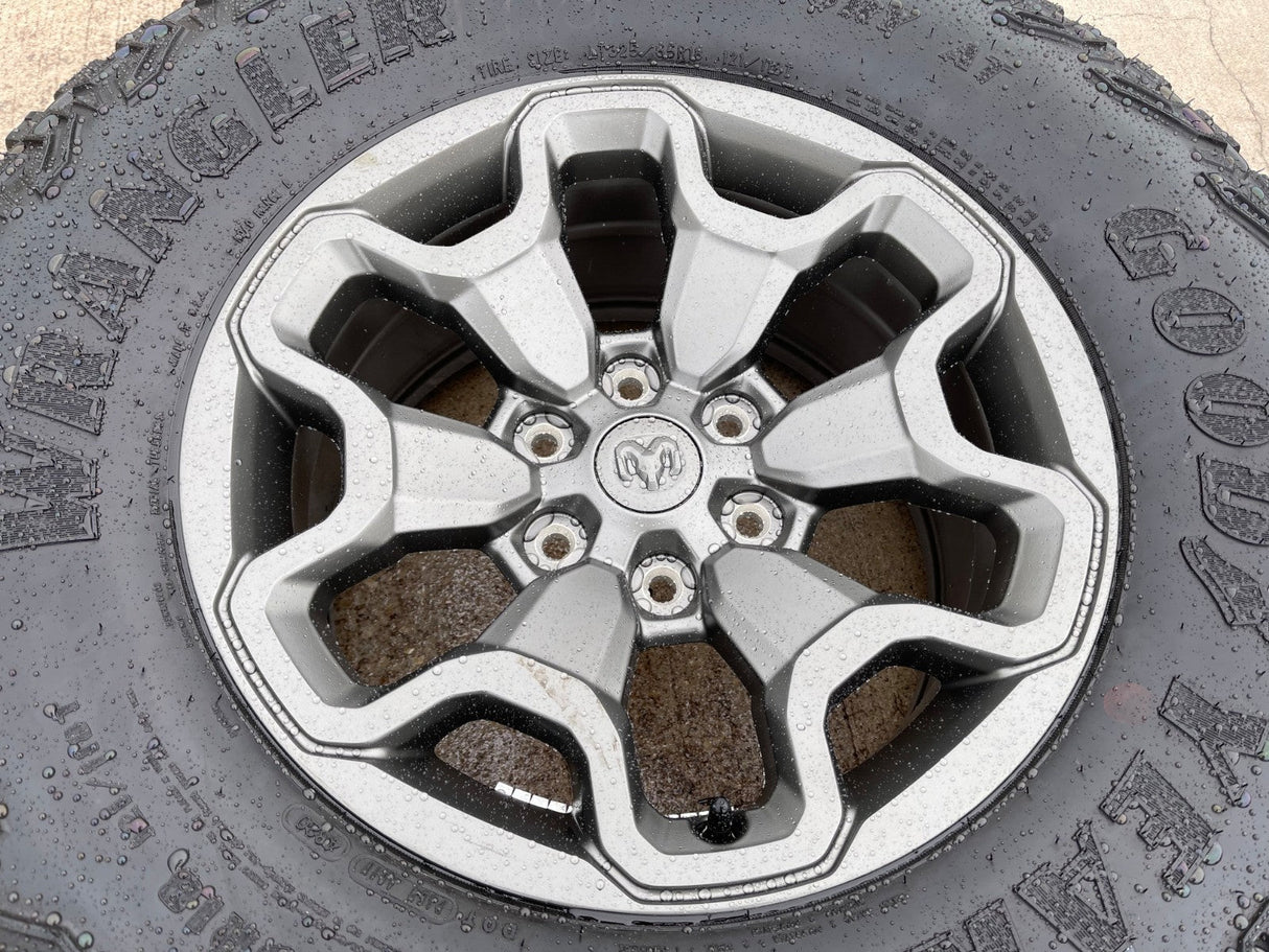 18" Dodge Ram 1500 TRX RHO Gray OEM 66002 wheel rim TERRITORY A/T 35" Texas Truck Tire