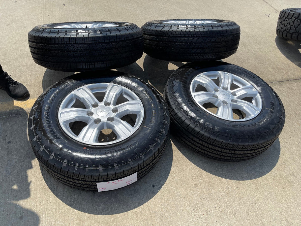 17" Ford Ranger Bronco wheels rims OEM 10228 tires 2022 2023 2024 2025 2026 NEW Texas Truck Tire