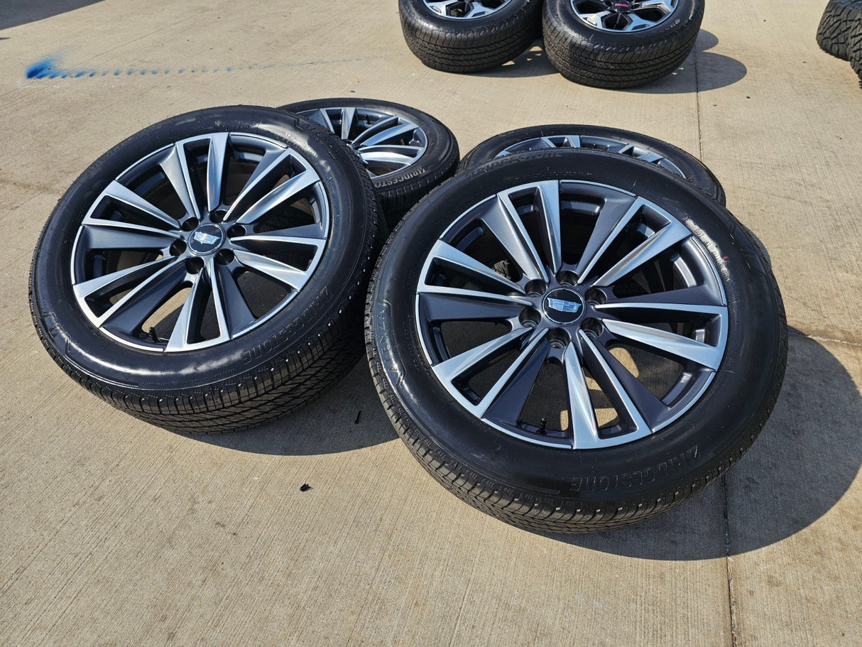 22" Cadillac Escalade Platinum OEM wheels rims tires 2024 2025 2026 NEW Texas Truck Tire