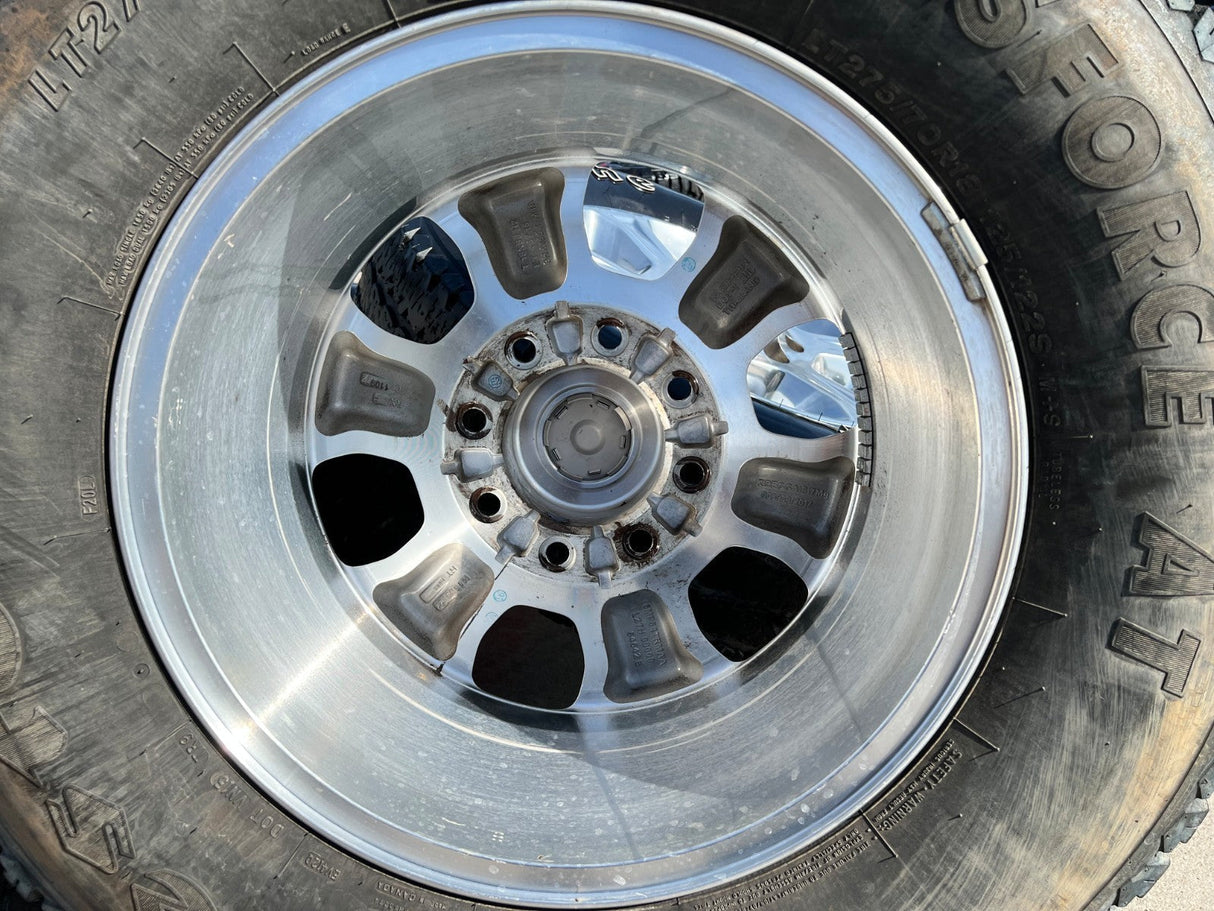 18" Ram 2500 3500 Laramie Power Wagon OEM wheels rims 2692 FIRESTONE A/T Texas Truck Tire