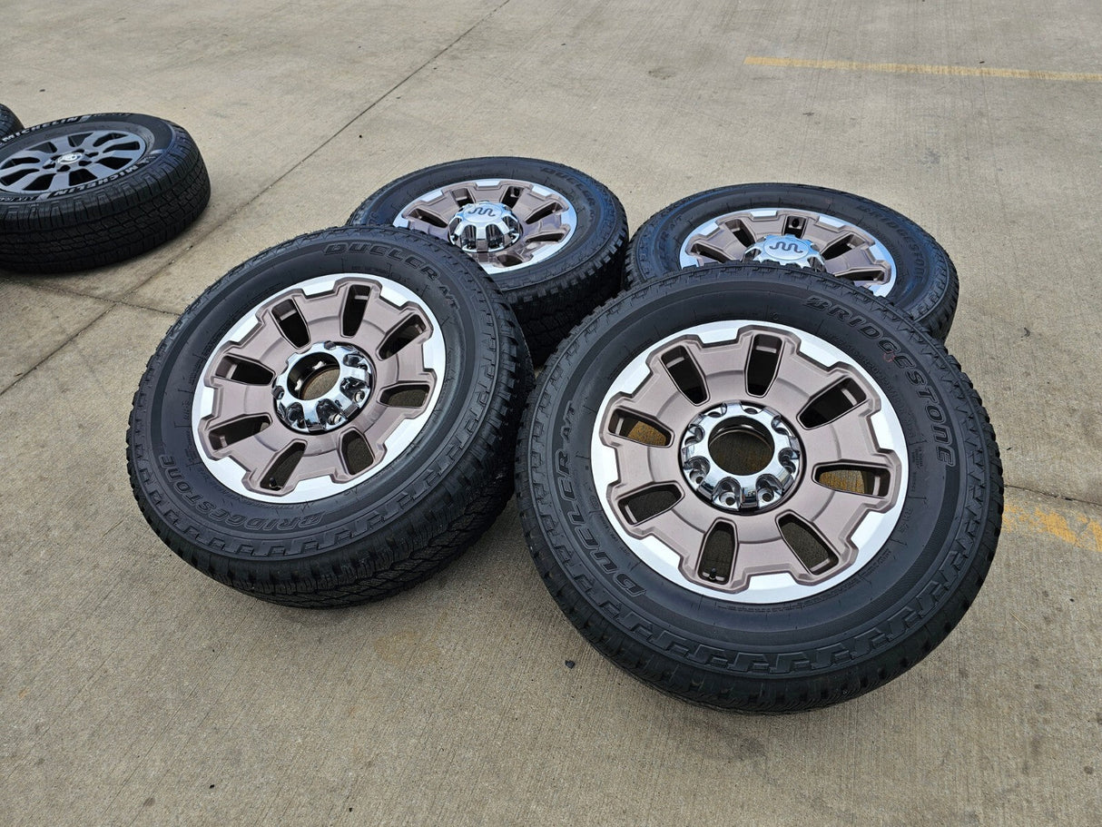 20" Ford F-250 F-350 OEM 10487 KING RANCH tan wheels rims 2024 2025 2026 NEW Texas Truck Tire