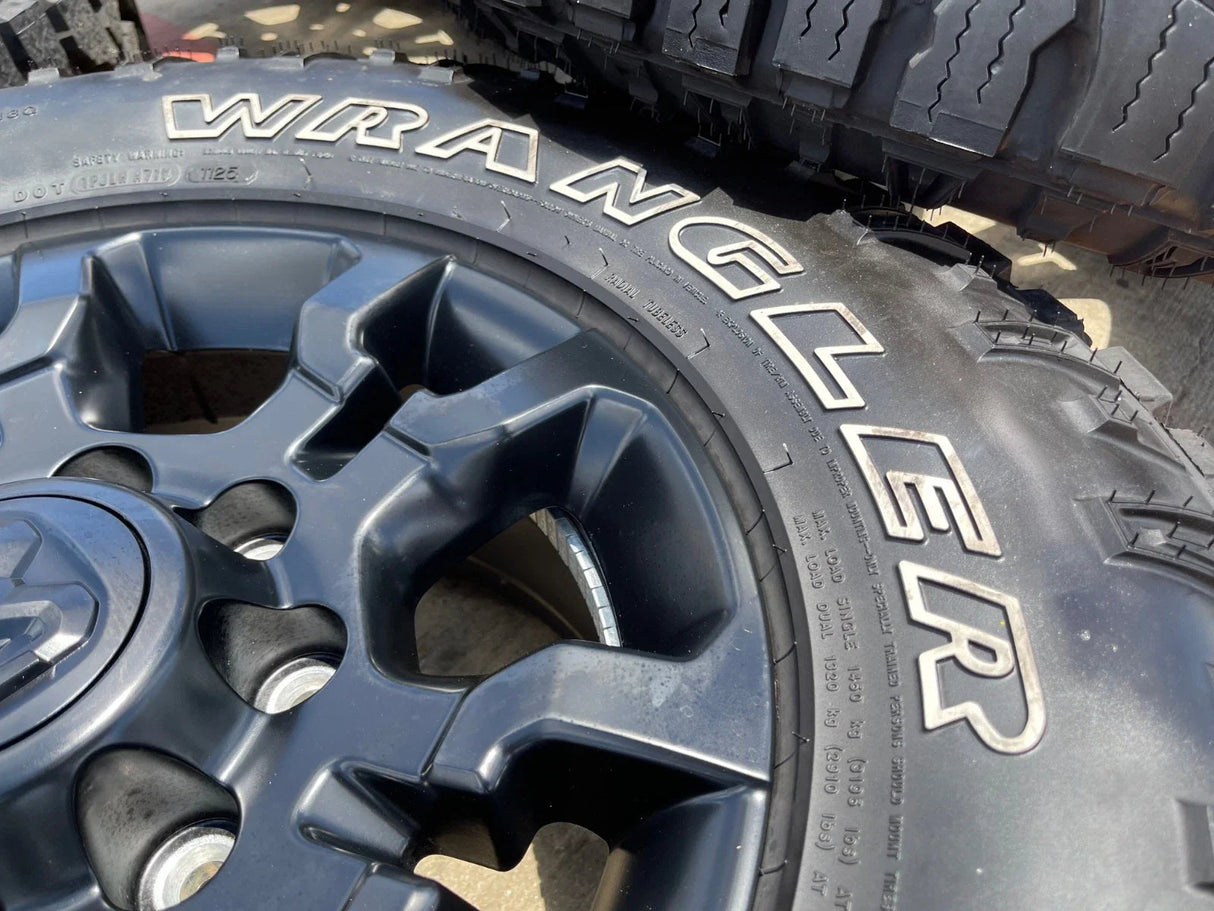 17" Ram 2500 3500 Laramie Power Wagon OEM wheels rims tires 2025 2026 NEW Texas Truck Tire