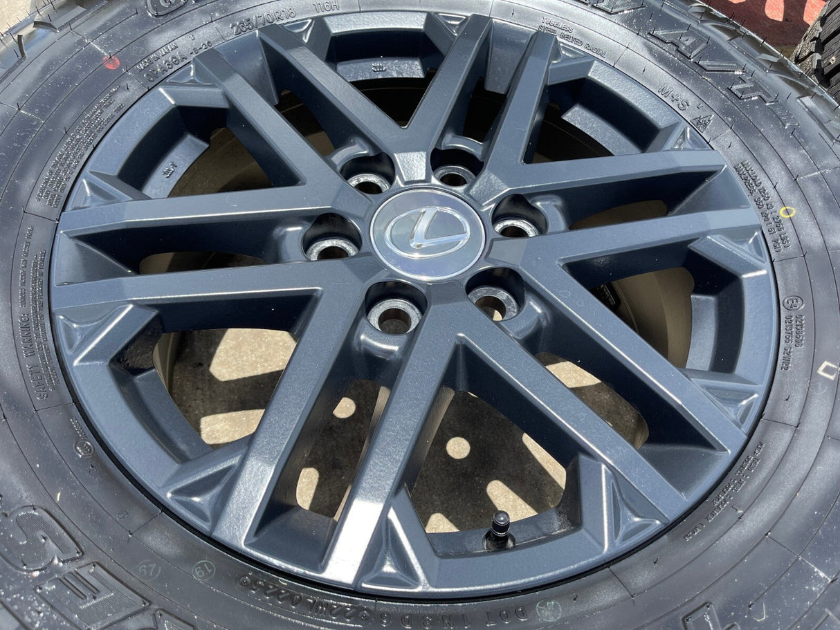 18" Lexus GX550 LX600 Toyota Tundra TRD OEM wheels rims 75281 Sequoia 2026 NEW Texas Truck Tire