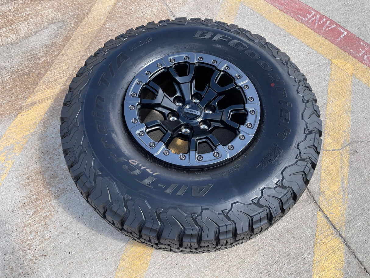 17" Ford F-150 Raptor Bronco R OEM BEADLOCK 51222 rim wheel 2025 2026 NEW 37" Texas Truck Tire