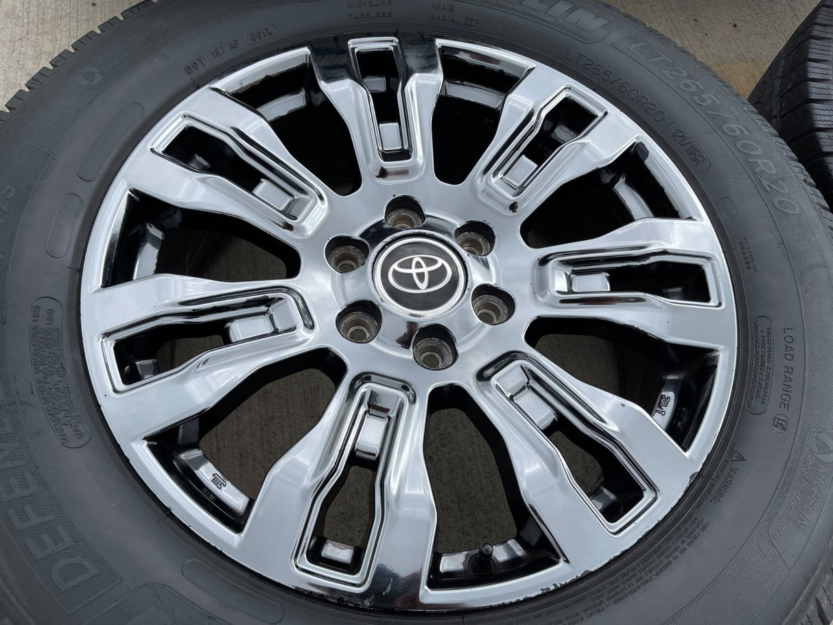 20" Nissan Titan XD OEM 62728 wheels rims tires CHROME DISCOUNTED Texas Truck Tire