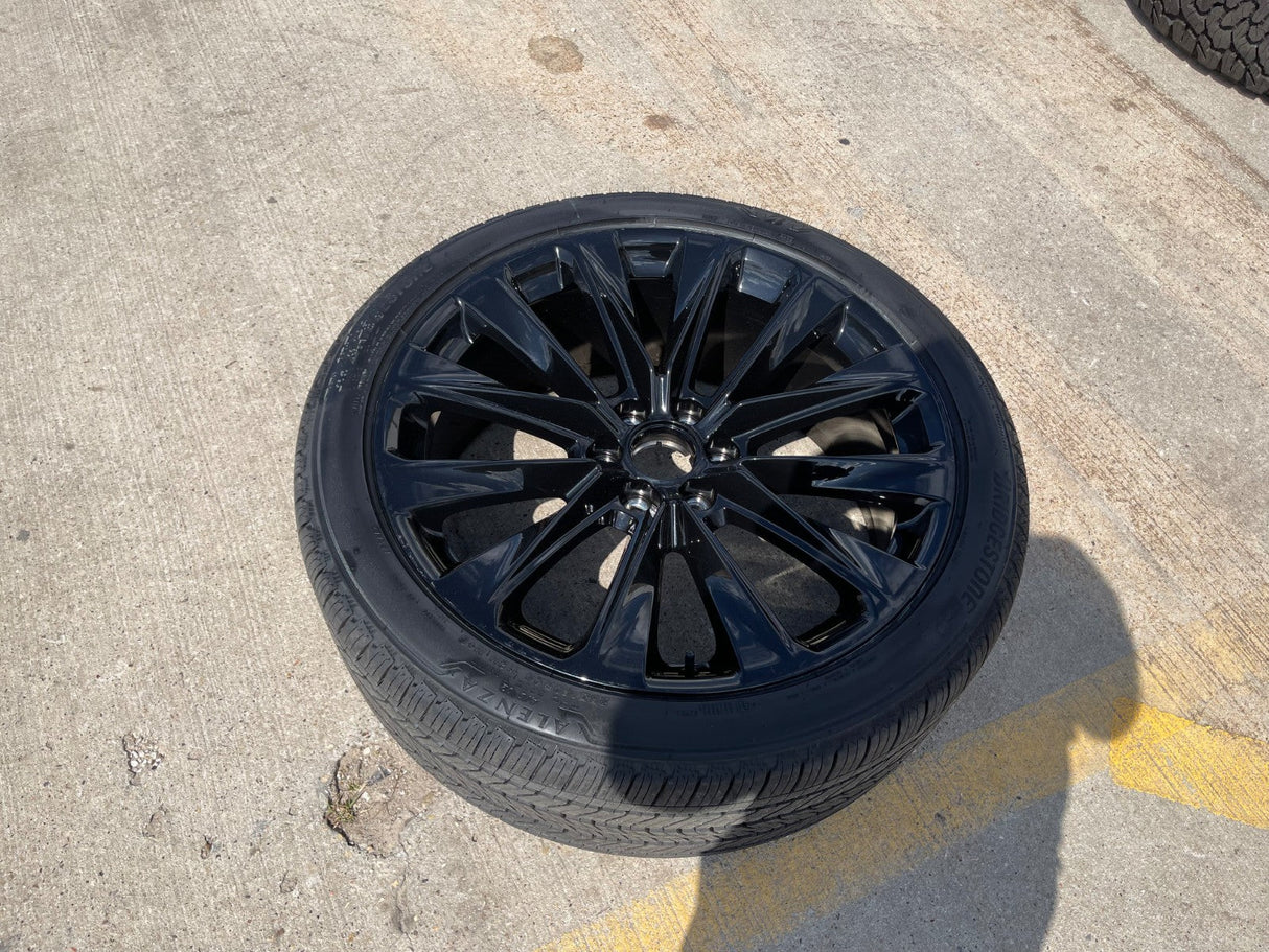 24" Cadillac Escalade V OEM ONYX wheel rim spare 2023 2024 2025 2026 DISCOUNTED Texas Truck Tire
