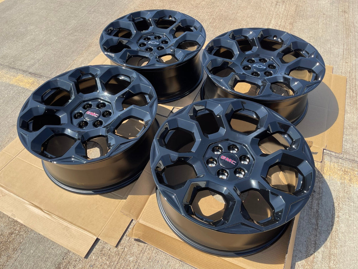 24" GMC Yukon Sierra Tahoe Cadillac Escalade V OEM wheels rims 2025 2026 NEW Texas Truck Tire