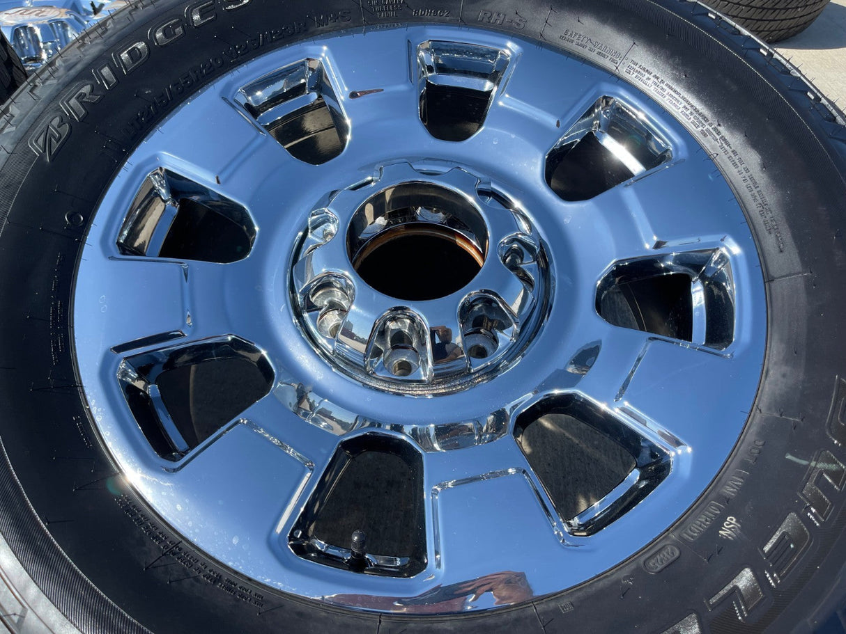 20" Ford F-250 F-350 OEM King Ranch 10295 25085 10552 wheels rims CHROME Texas Truck Tire