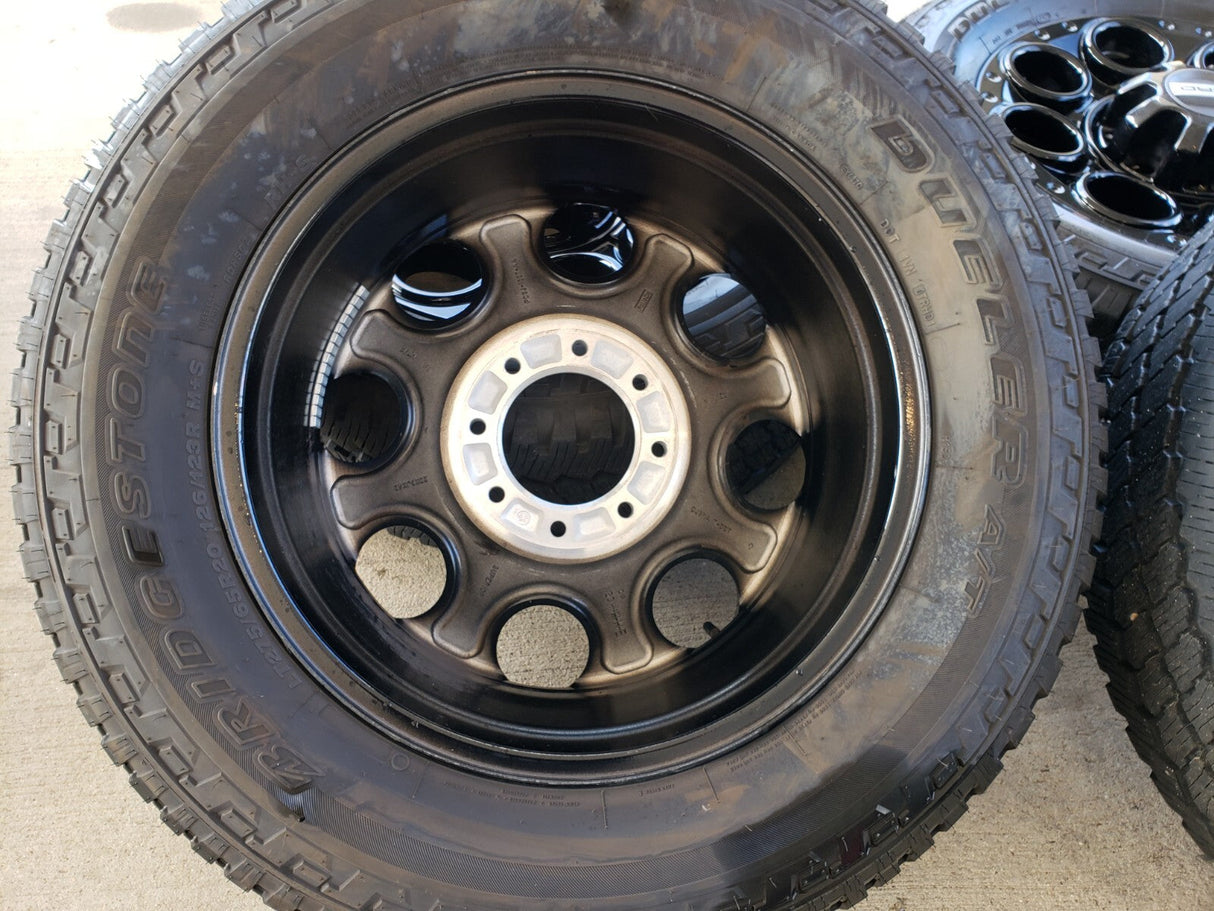 20" Ford F-250 F-350 OEM black TREMOR 10484 10299 wheels rims BRIDGESTONE Texas Truck Tire