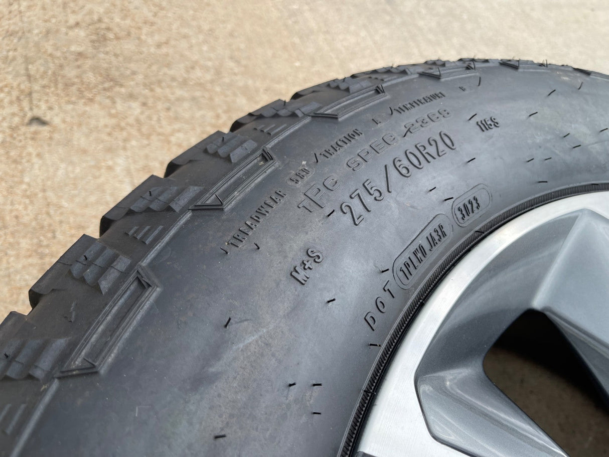 20" Chevy Silverado 1500 Tahoe Suburban OEM 5915 5916 wheel rim tire spare Texas Truck Tire