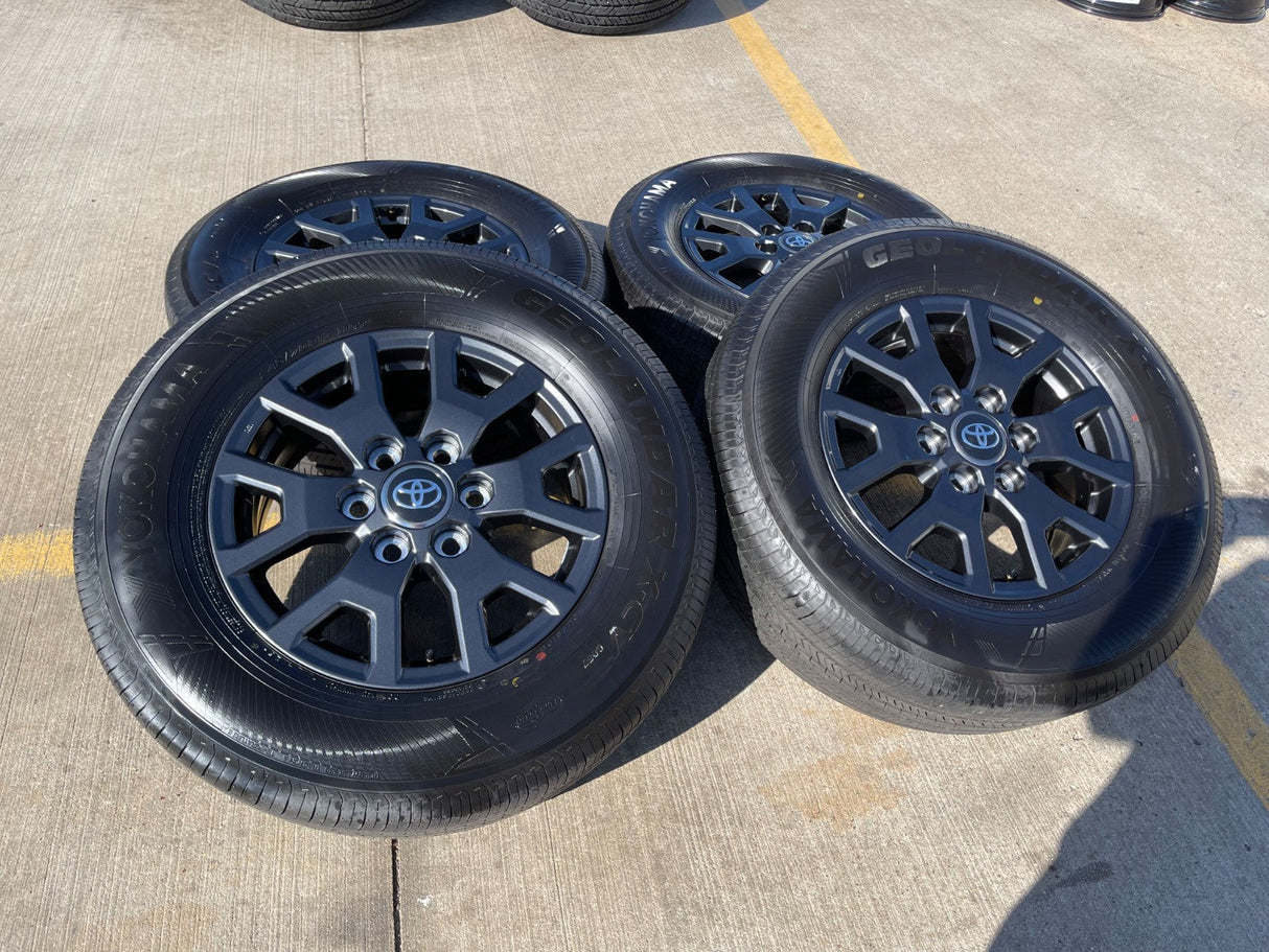 17" Toyota 4Runner Tacoma TRD OEM 94254 10637 wheels rims 2024 2025 2026 NEW Texas Truck Tire