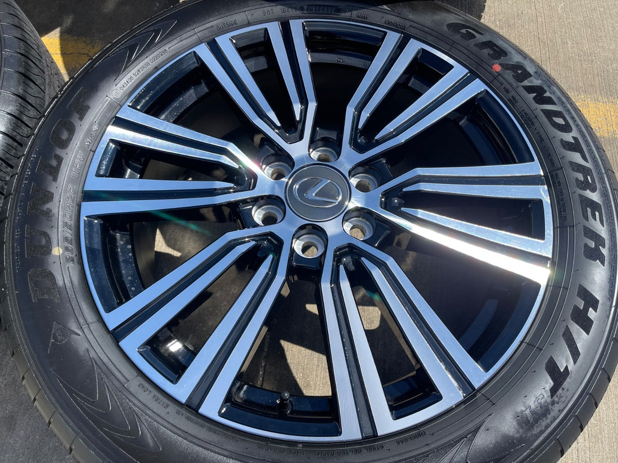 22" Lexus LX600 OEM wheels rims 74402 Toyota Tundra Sequoia 2025 2026 2027 Texas Truck Tire