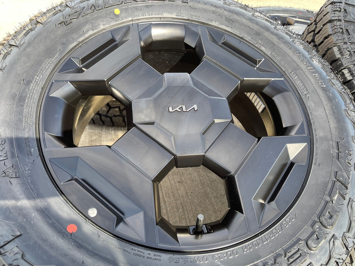 17" Kia Sorento X-PRO OEM wheels rims Telluride Sedona 2025 2026 NEW FALKEN A/T4 Texas Truck Tire