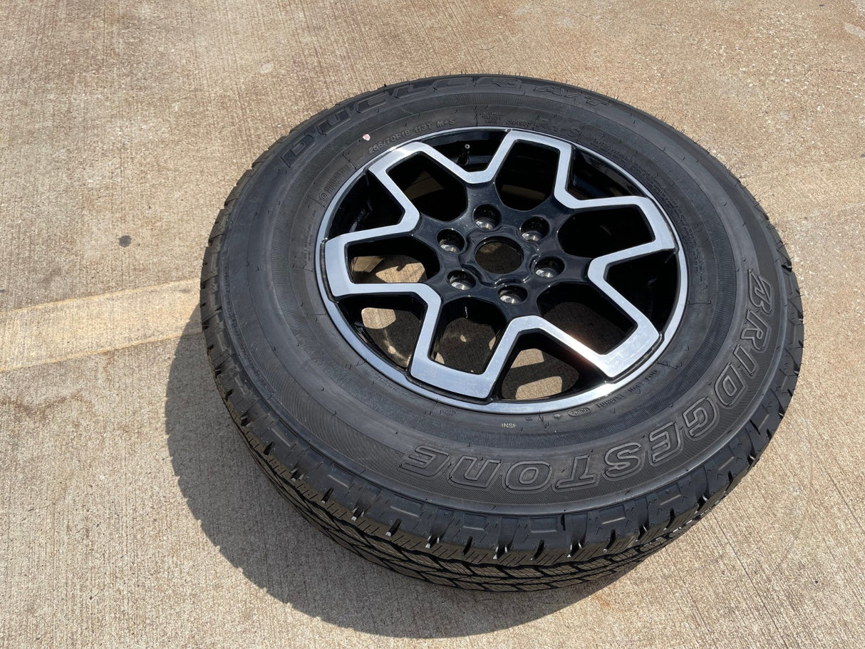 18" Ford Bronco wheel rim 95213 10389 Ranger spare 2021 2022 2023 2024 2025 NEW Texas Truck Tire