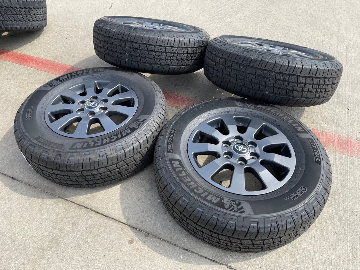 18" Toyota Land Cruiser OEM wheels rims 95952 Tundra Sequoia 2024 2025 2026 NEW Texas Truck Tire