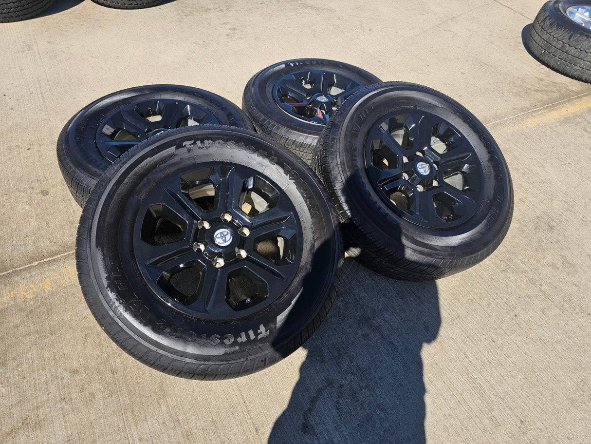 17" 4Runner Toyota Tacoma OEM wheels rims 75153 FJ FIRESTONE HLT Texas Truck Tire