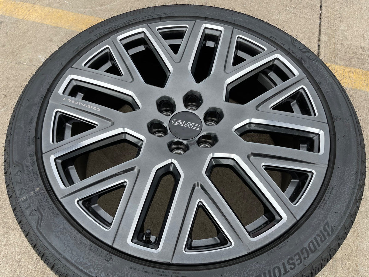 24" GMC Yukon Sierra DENALI OEM wheel rim tire 2022 2023 2024 2025 2026 NEW Texas Truck Tire
