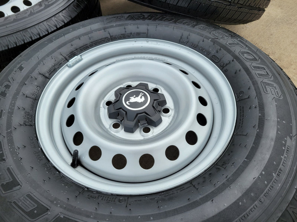 16" Ford Bronco steel wheels rims tires 10226 Ranger 2022 2023 2024 2025 NEW Texas Truck Tire